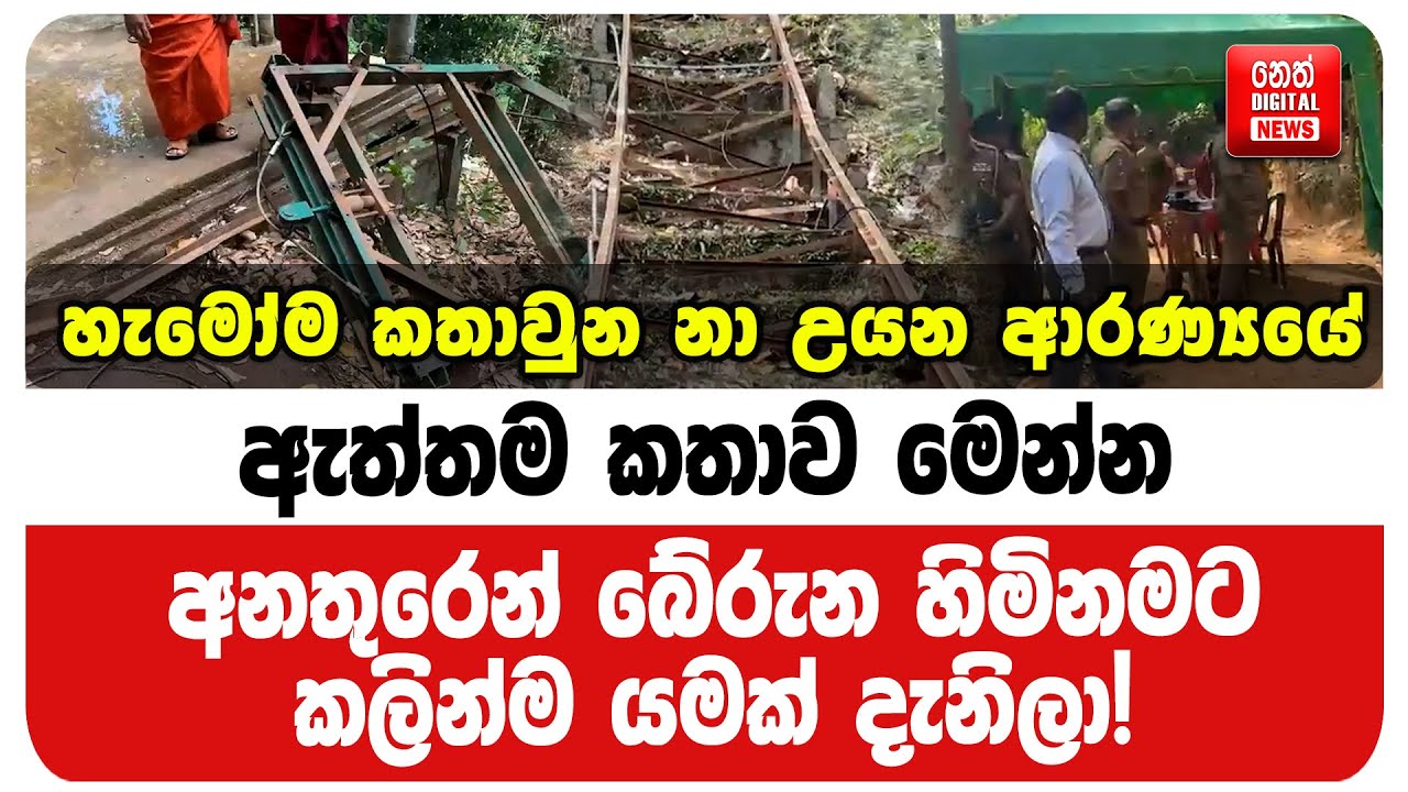 හැමෝම කතාවුන නා උයන ආරණ්‍යයේ ඇත්තම කතාව මෙන්න - අනතුරෙන් බේරුන හිමිනමට කලින්ම යමක් දැනිලා!