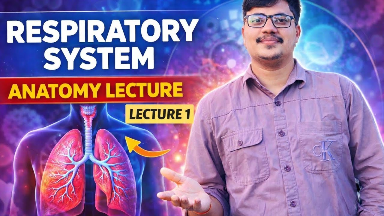 Respiratory System – Basic Anatomy | Adult Health Nursing Basic (ANM/GNM/BSc)#RespiratorySystem