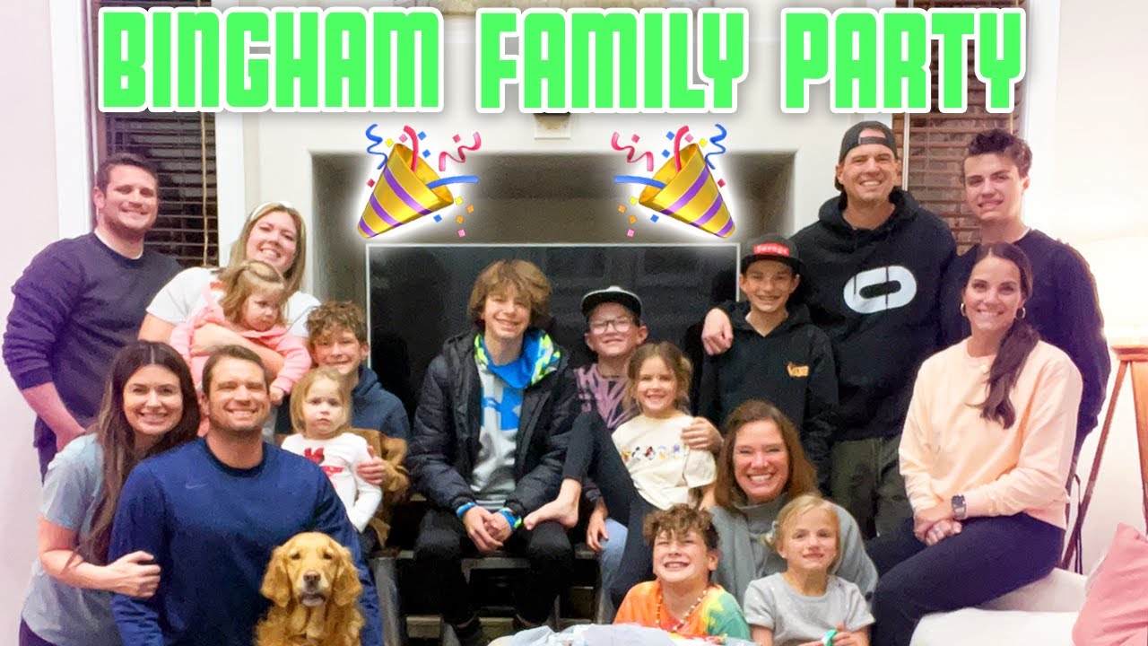 BINGHAM FAMILY PARTY | FAMILY GATHERING | CELEBRATING THREE BIRTHDAYS IN ONE DAY