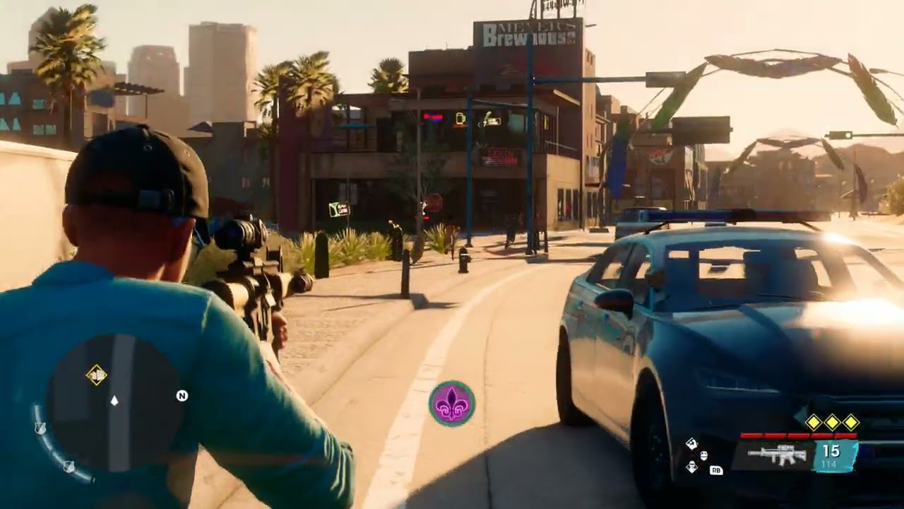 Saints Row - AR-55 Burst Rifle Weapon Gameplay Review