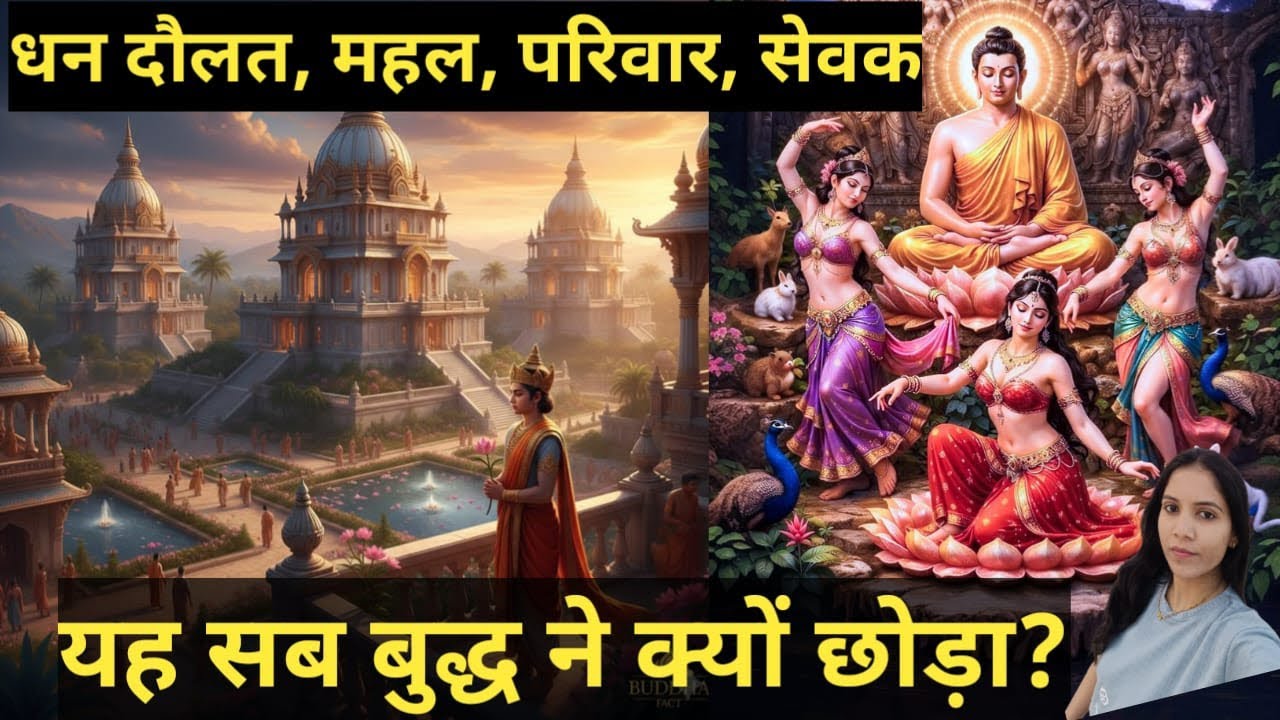  क्या आपको पता है कि धन, दौलत, महल होने के बावजूद भगवान् बुद्ध ने ये सब क्यों छोड़ दिया??#buddha 