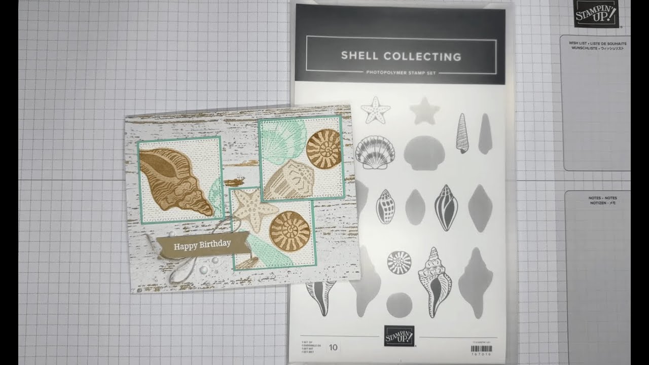 Stampin’ Up! Shell Collecting Birthday Card Tutorial #diy #papercrafting #patternedpaper #handmade