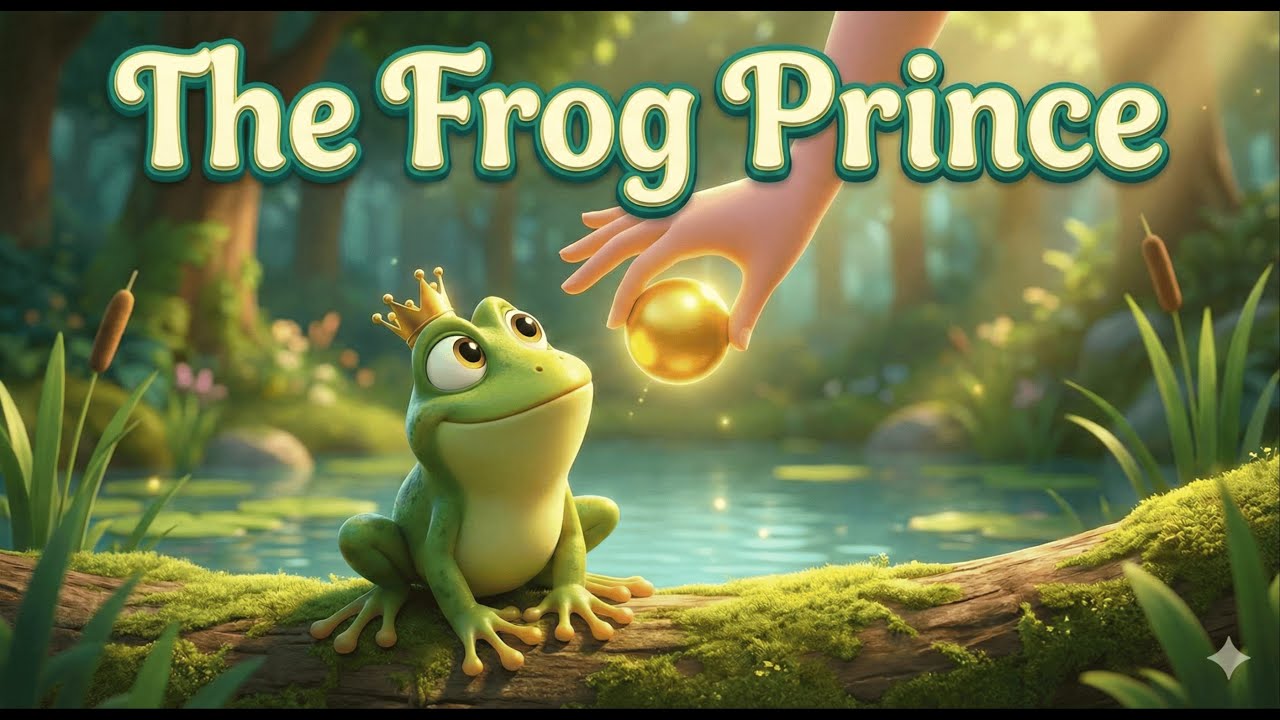 The Frog Prince 🐸👑 | Full 10-Minute Bedtime Story For Kids(Grimm's Fairy Tale)