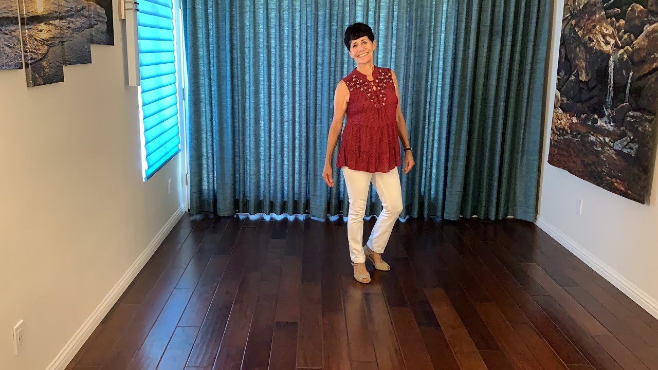 Señorita La La La line dance demonstration and tutorial by Stephie