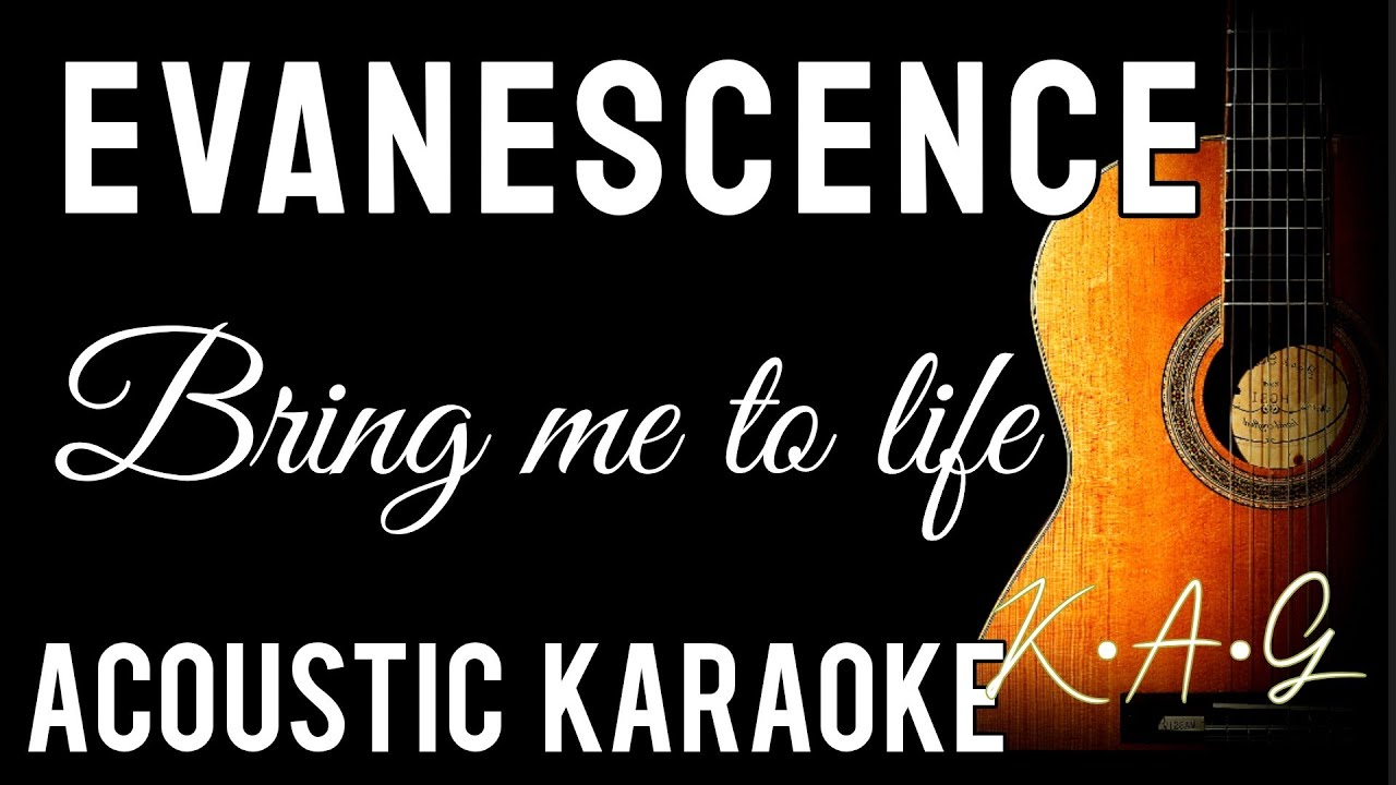 Evanescence - Bring Me To Life acoustic karaoke guitar #acoustickaraoke #evanescence