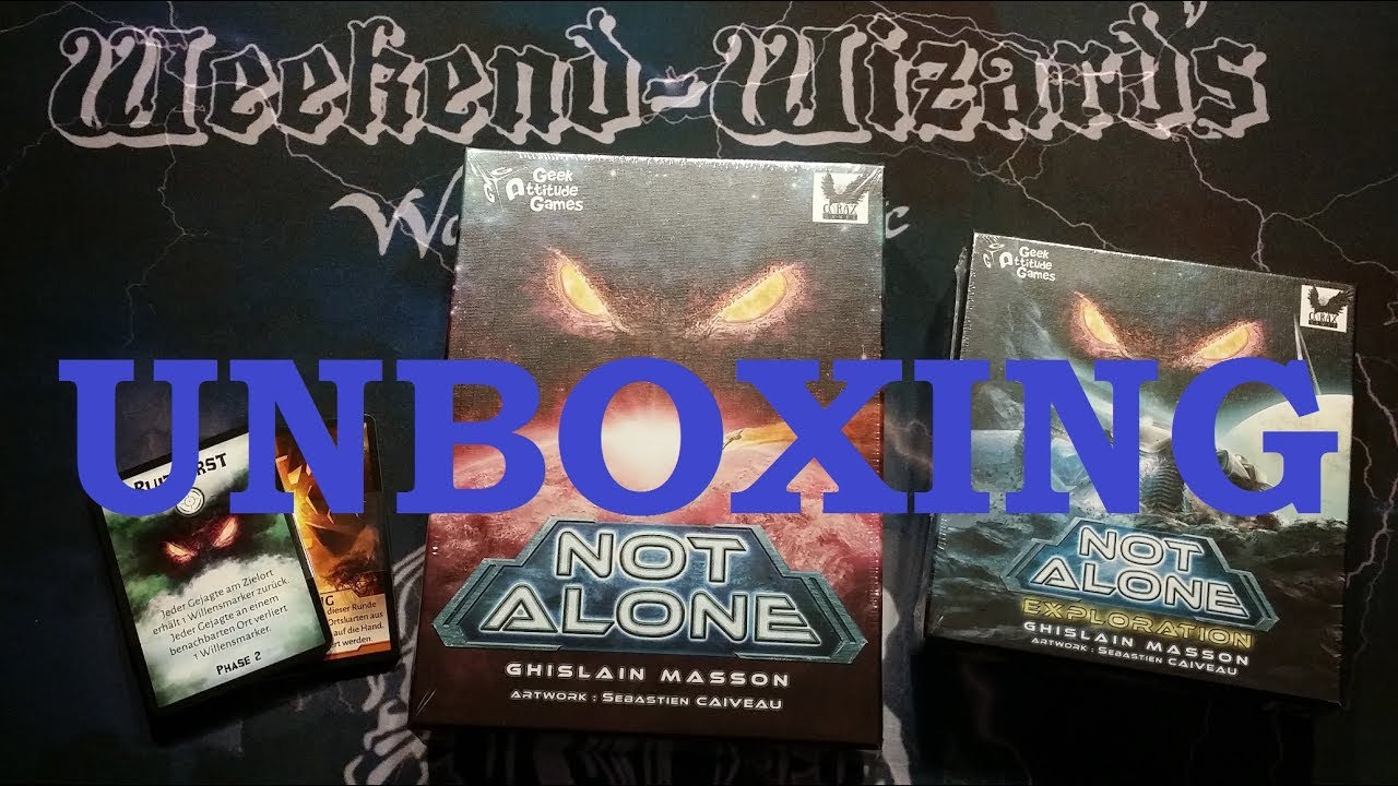 UNBOXING Not Alone Bundle (Inkl. Exploration Erweiterung )