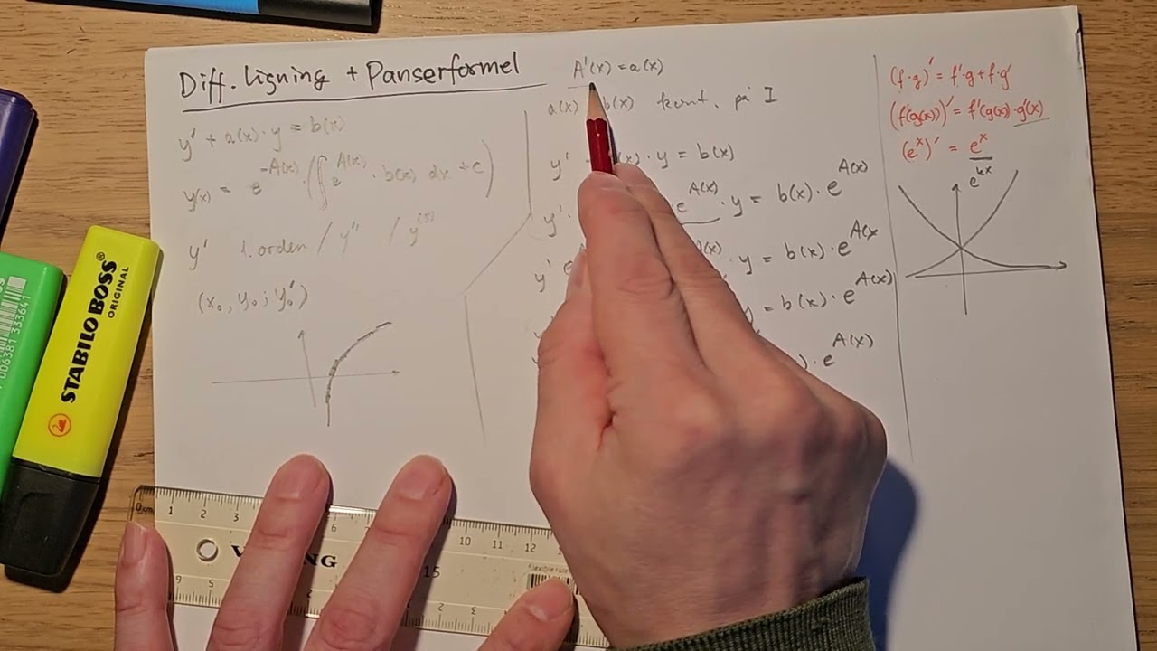 Differentialligning - Panserformlen (bevis)