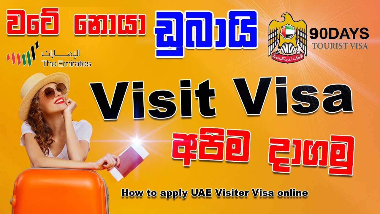 How to apply Dubai visit visa 2022 | Dubai Tourist Visa online | visit visa apply Sinhala | SL TO UK