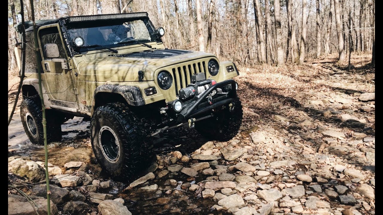 Внедорожное путешествие на Jeep Wrangler TJ | Национальный лес Озарк