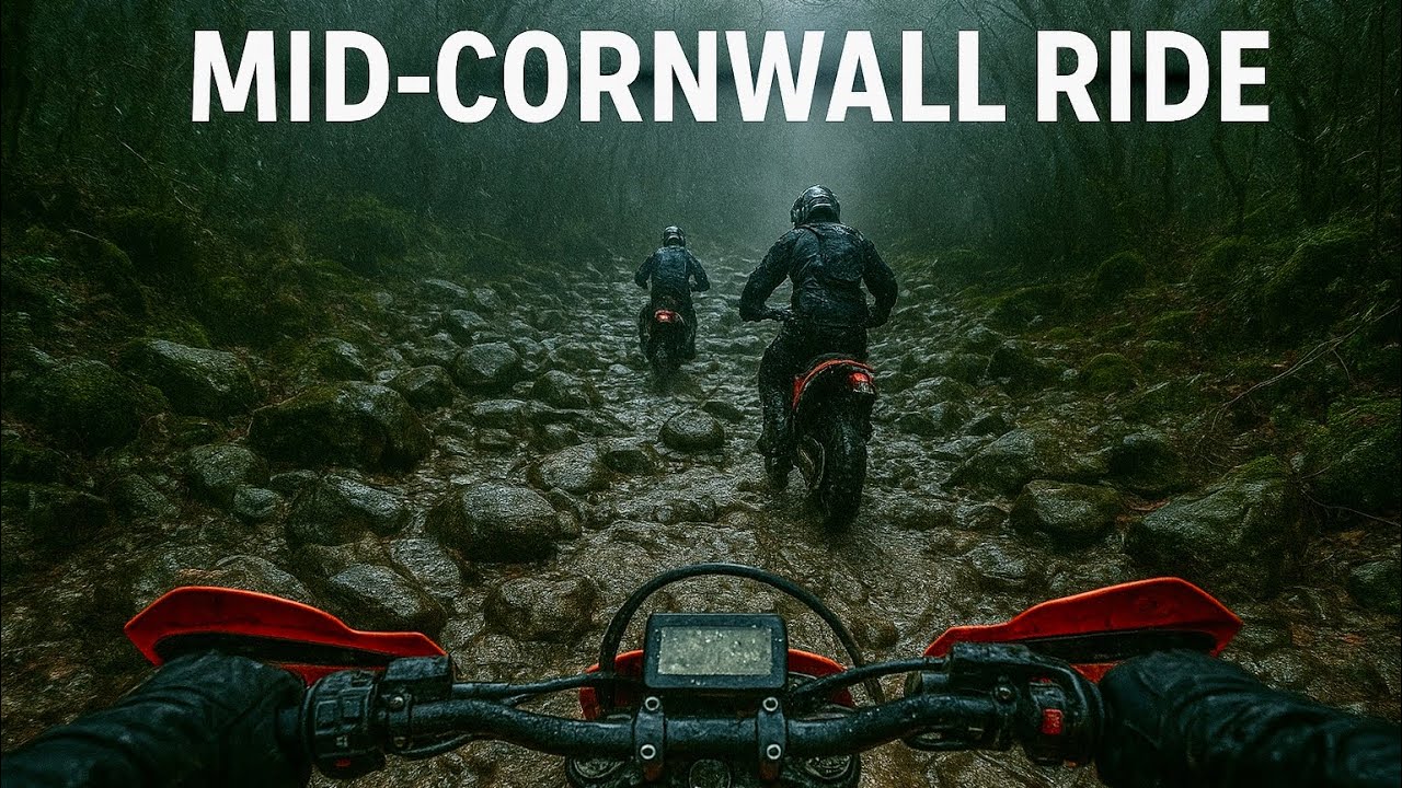 Mid Cornwall trail ride in the wet