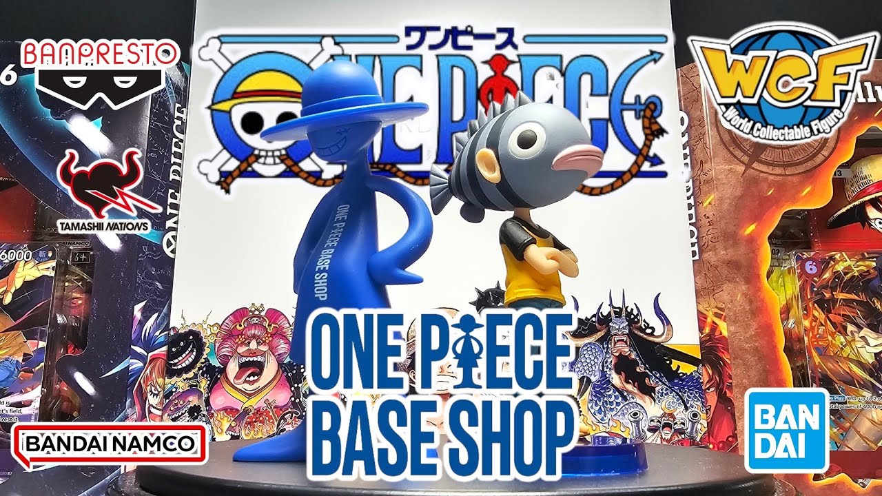 One Piece Base Shop WCF Eiichiro Oda Luffy Logo Type Figure Unboxing #onepiece #onepiecetcg #anime 