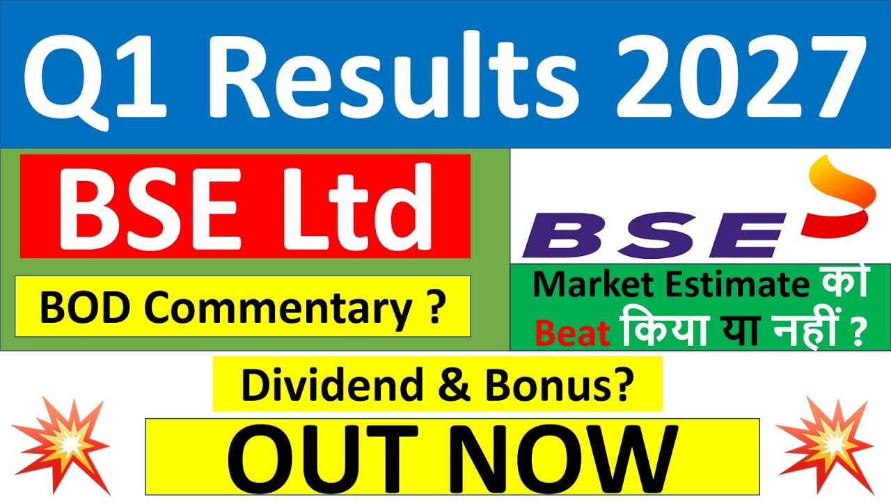 BSE q1 results 2027 | BSE results today | BSE Share News | BSE Share latest news today