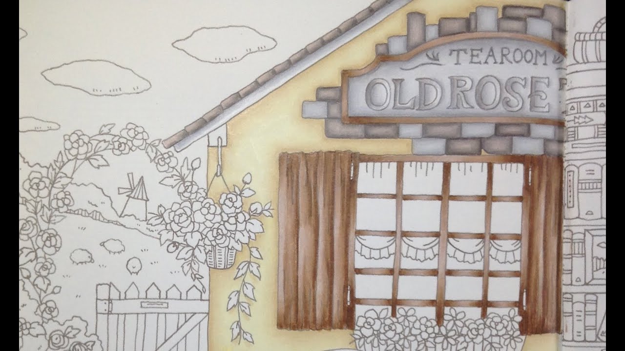 ROMANTIC COUNTRY - color tutorial part 1 - prismacolor pencils