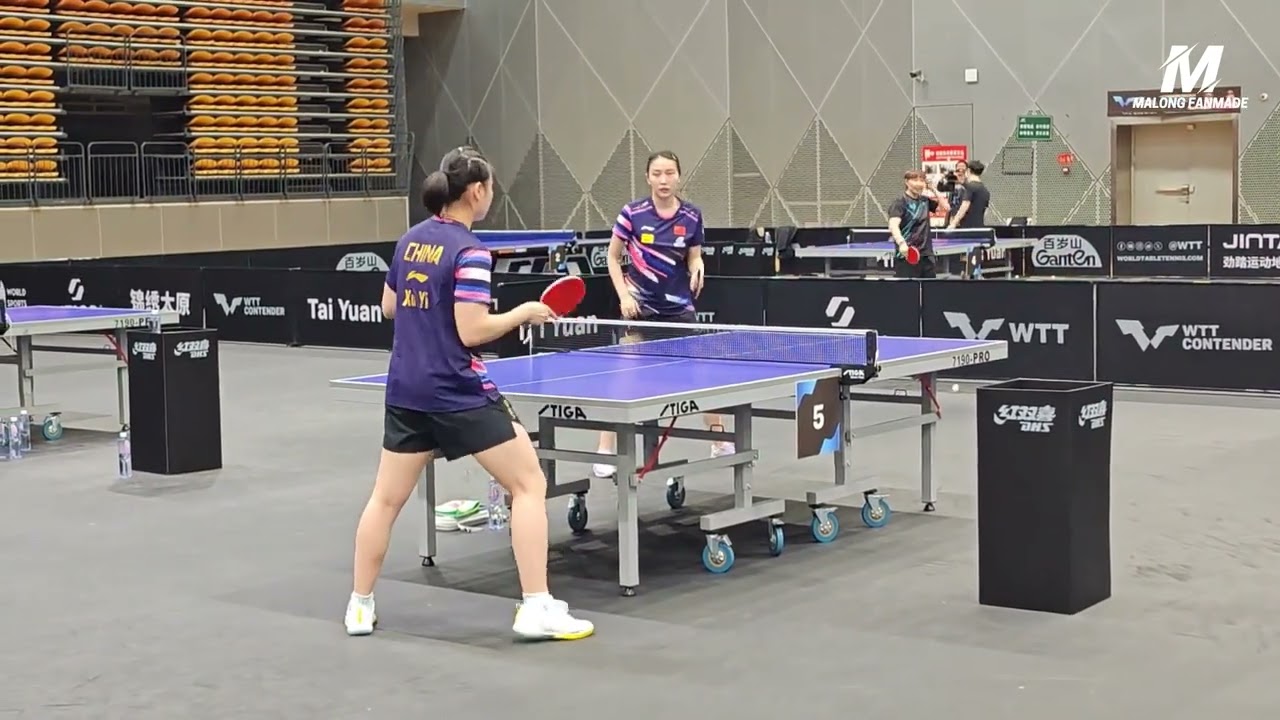 Zhou Qihao, Zhu Yuling training in Taiyuan 2025