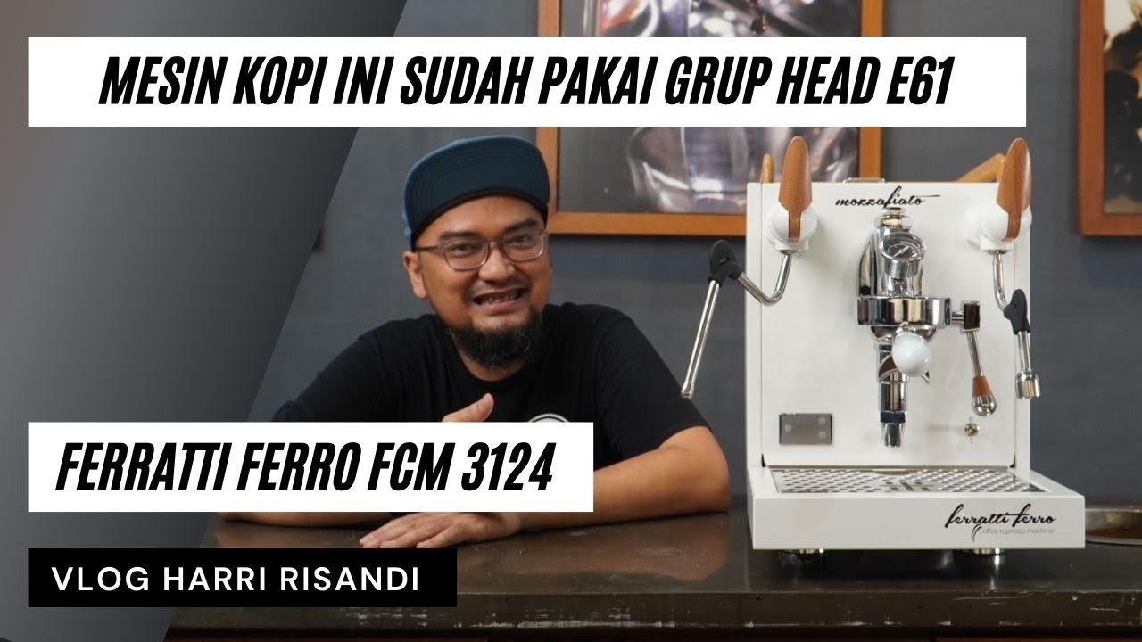 MESIN KOPI FERRATTI FERRO FCM 3124 MOZZAFIATO DENGAN GRUPHEAD E61