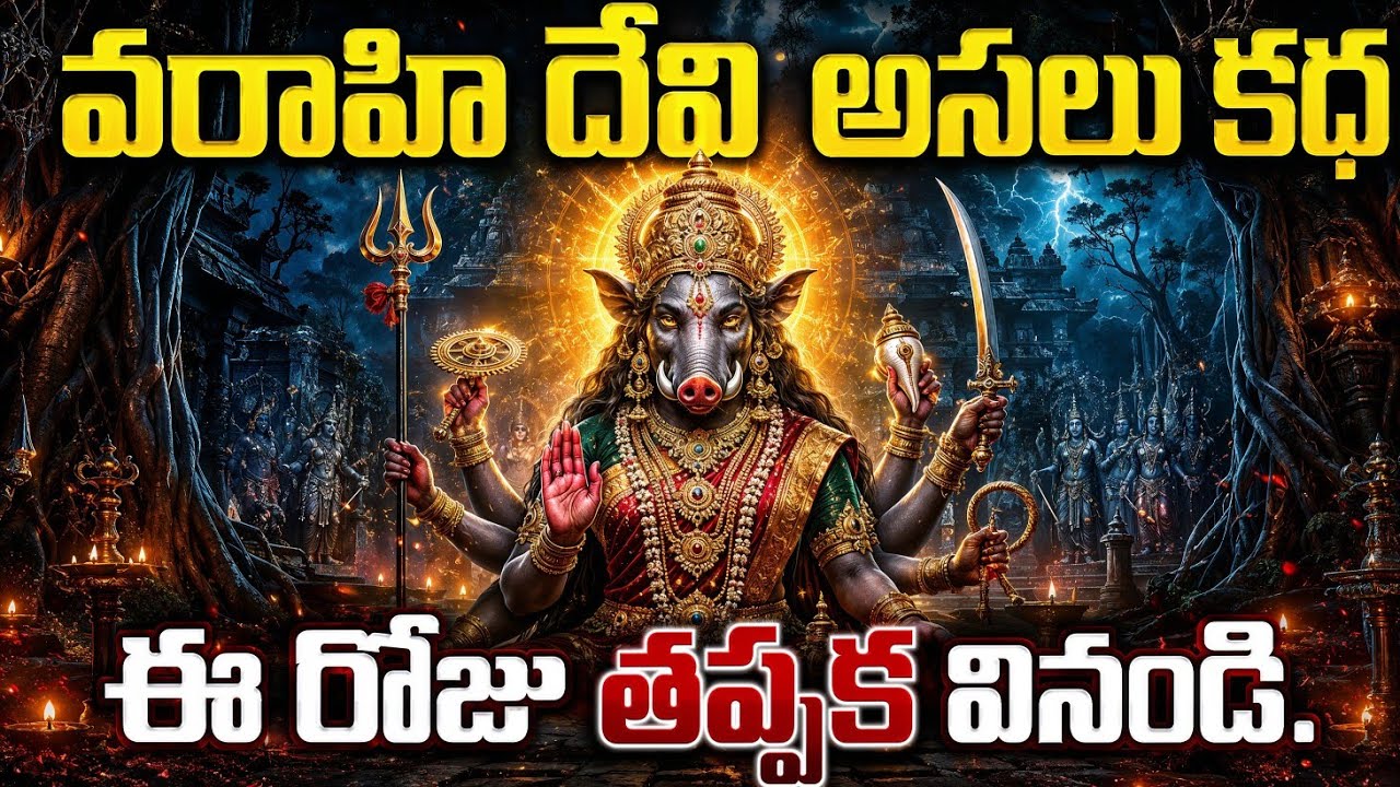 వారాహి దేవి కథ | Varahi Devi Story in Telugu | Varahi Devi History in Telugu