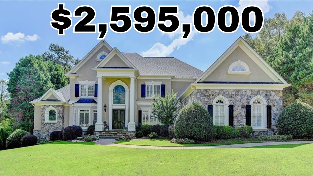 $2.595M Beautiful Lake-Front Home in Alpharetta, GA I Atlanta Luxury Homes I Atlanta Real Estate