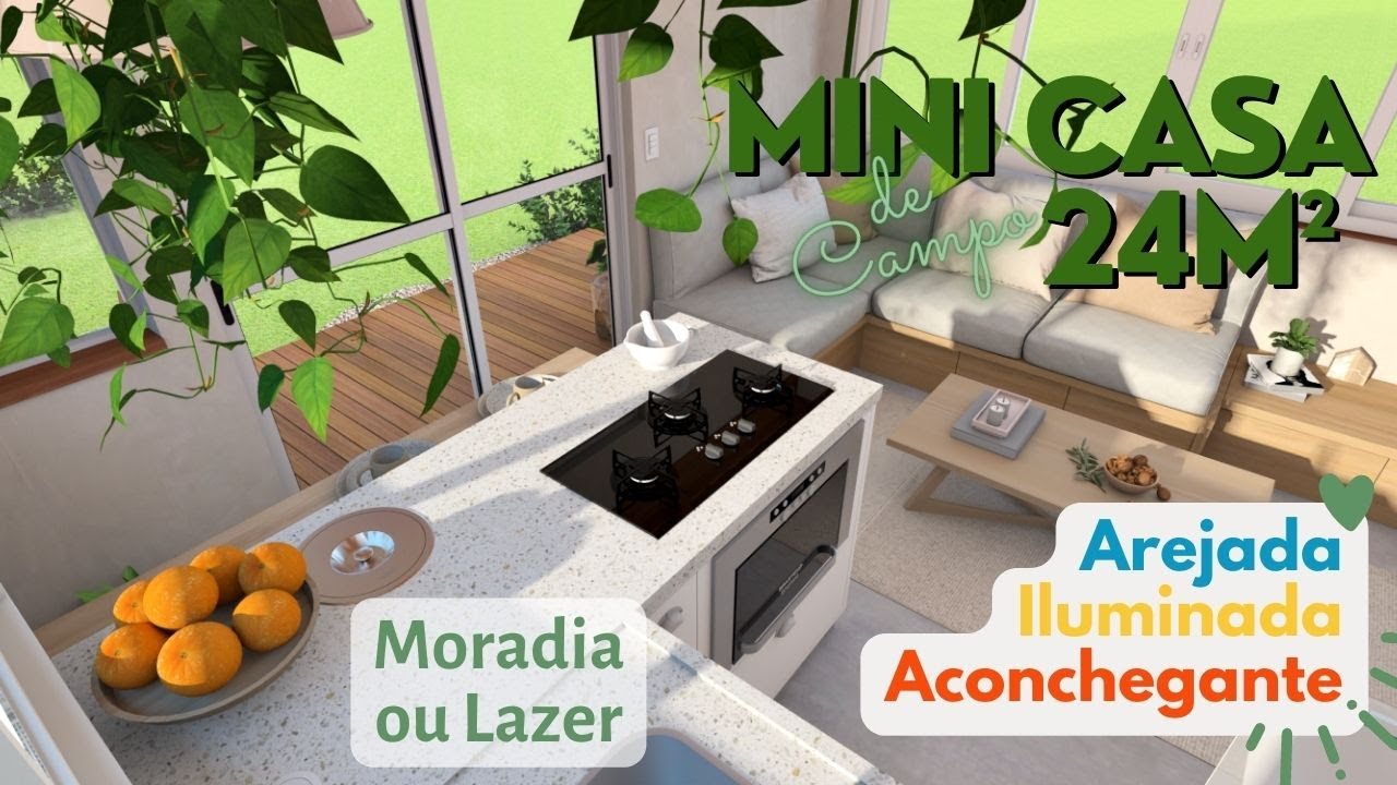 Mini Casa de Campo 24m²