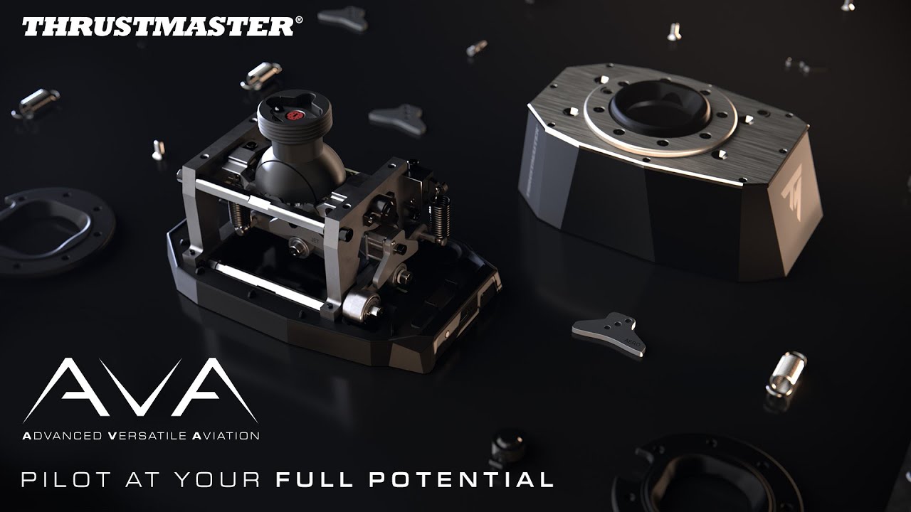 First Look at AVA, Thrustmaster's New Joystick Base!