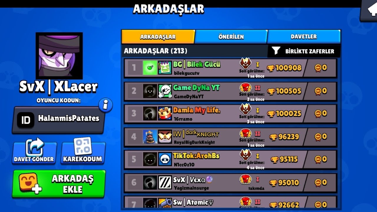 Abone olanları ekliyorum