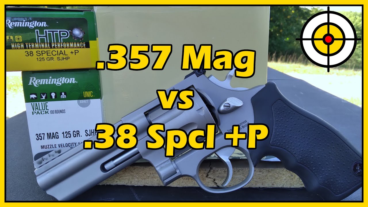 Is There REALLY Any Difference? .357 Magnum vs .38 Special +P Ballistic Gel Testing!