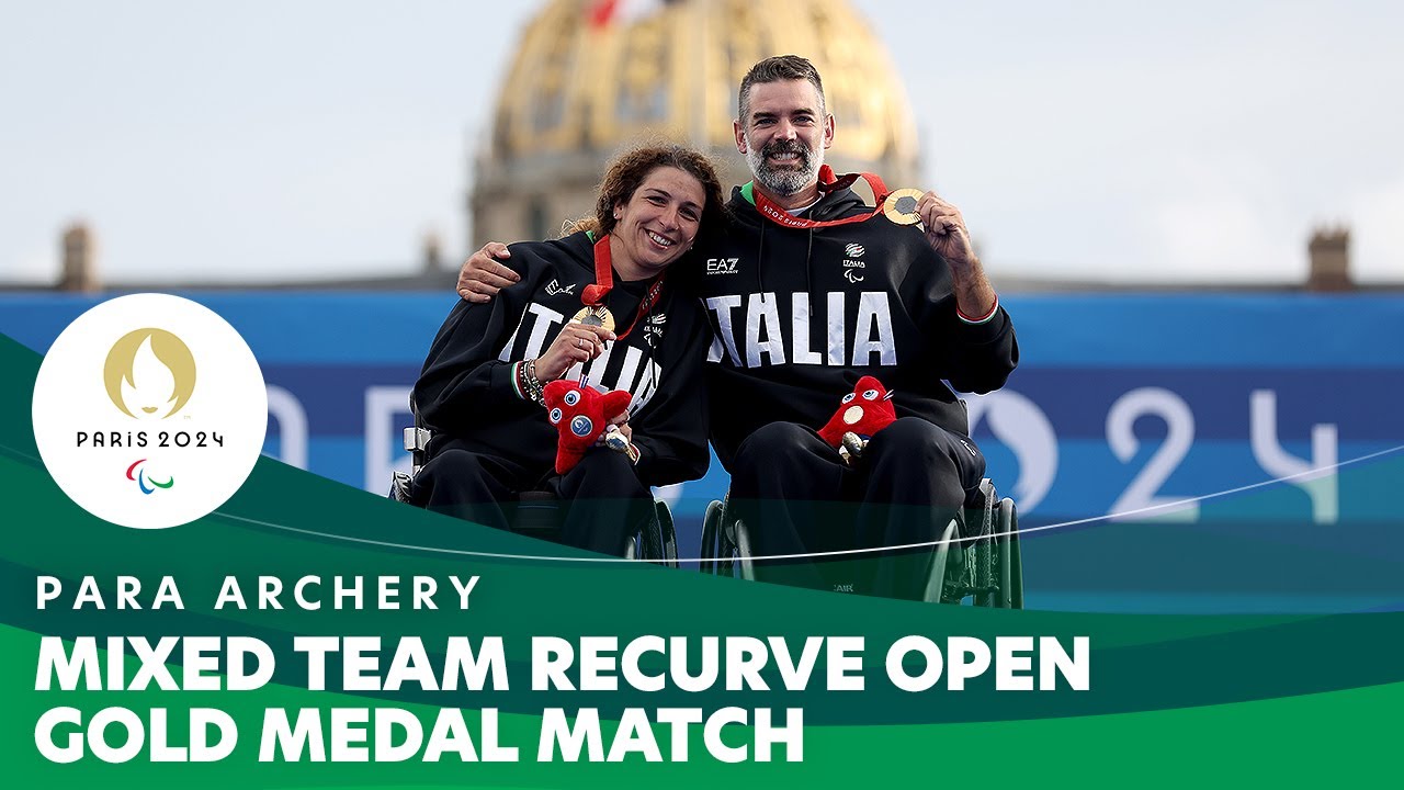 🇮🇹 Gold for Italy in the Mixed Team Recurve Open | Para Archery - Paris 2024 Paralympics