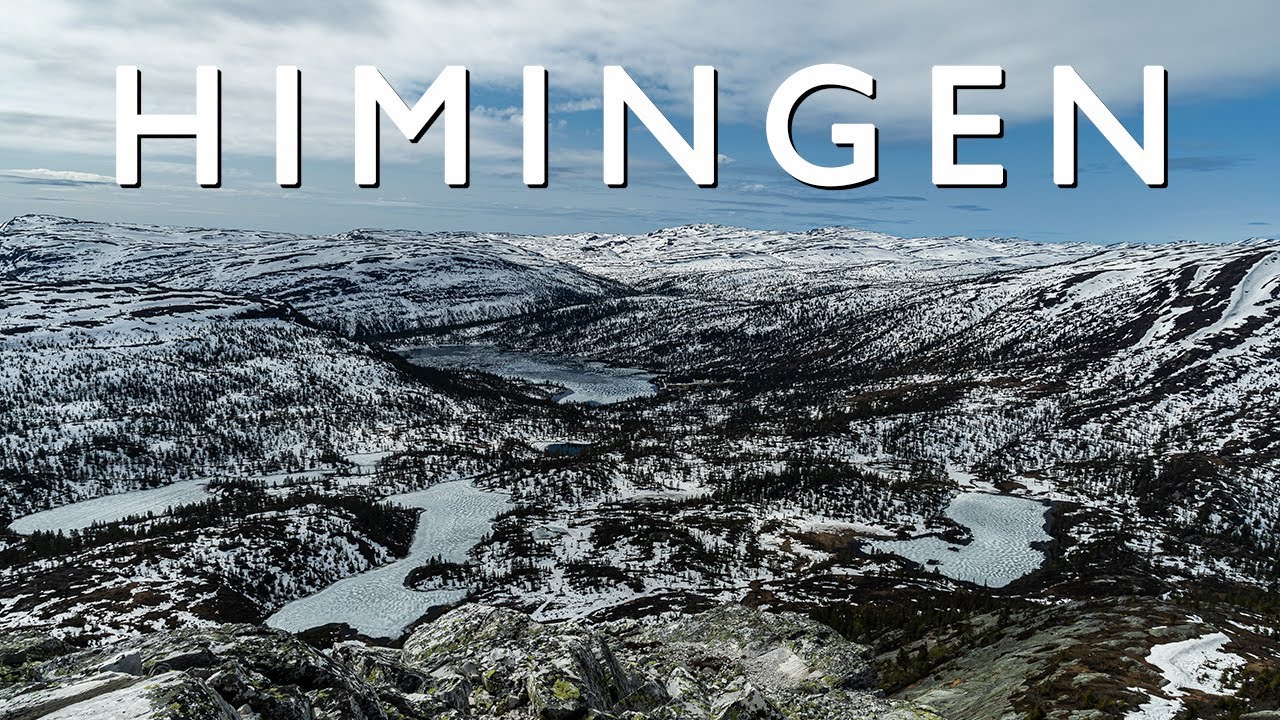 Hking to Himingen in Lifjell Mountains, Norway