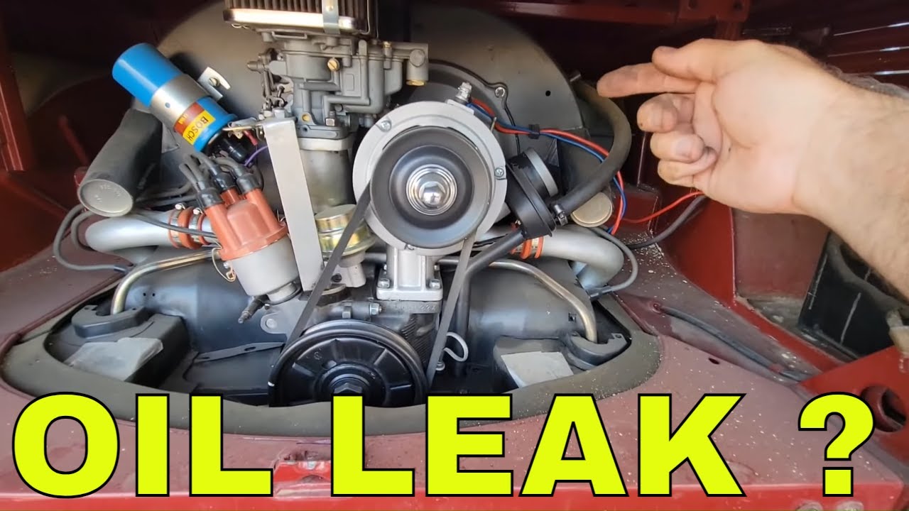 OIL LEAK VW flat 4 air cooled engine oil leaks and how to fix them