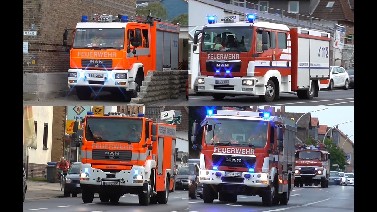 [500.000 Videoaufrufe] Alarmfahrten F2ML in Rüningen