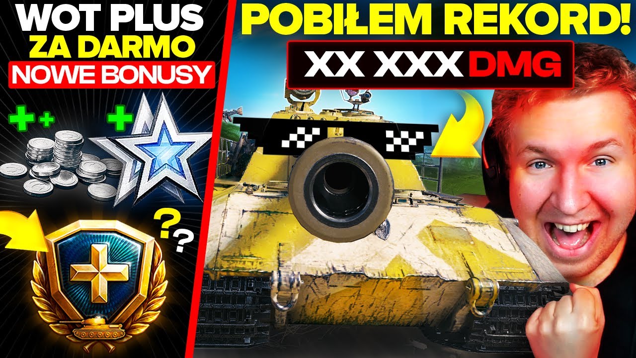 WOT PLUS za DARMO i MOJA NAJLEPSZA BITWA W TYM ROKU!