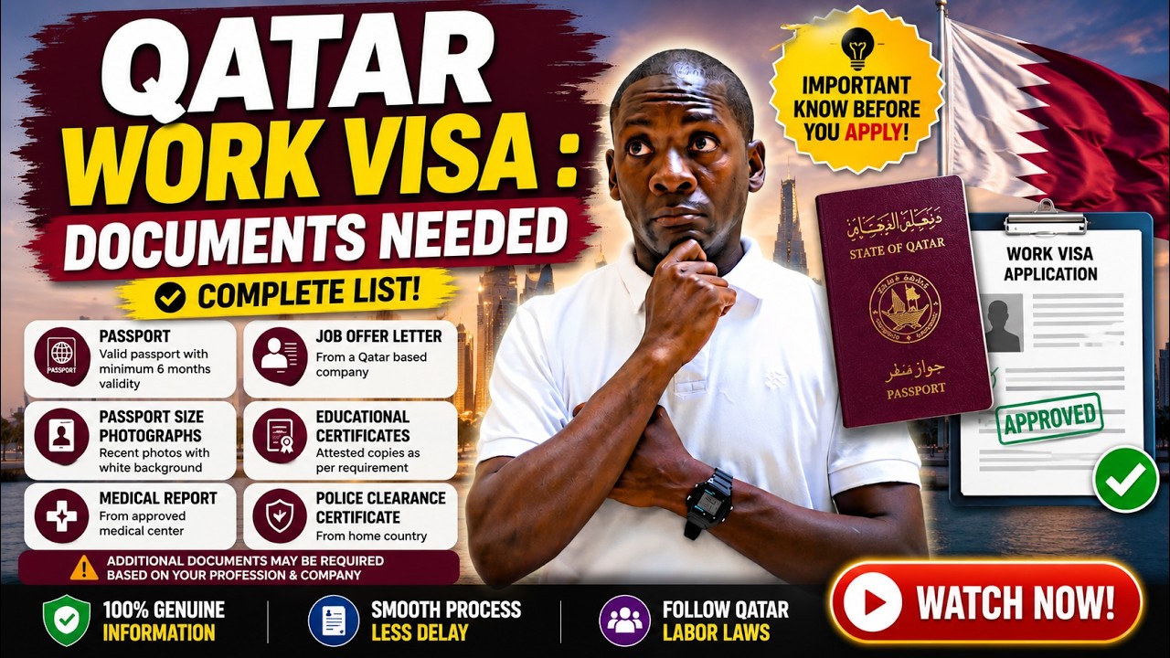 Qatar Work Visa 2025: Documents, Process & New Updates/ Mexcreationtv