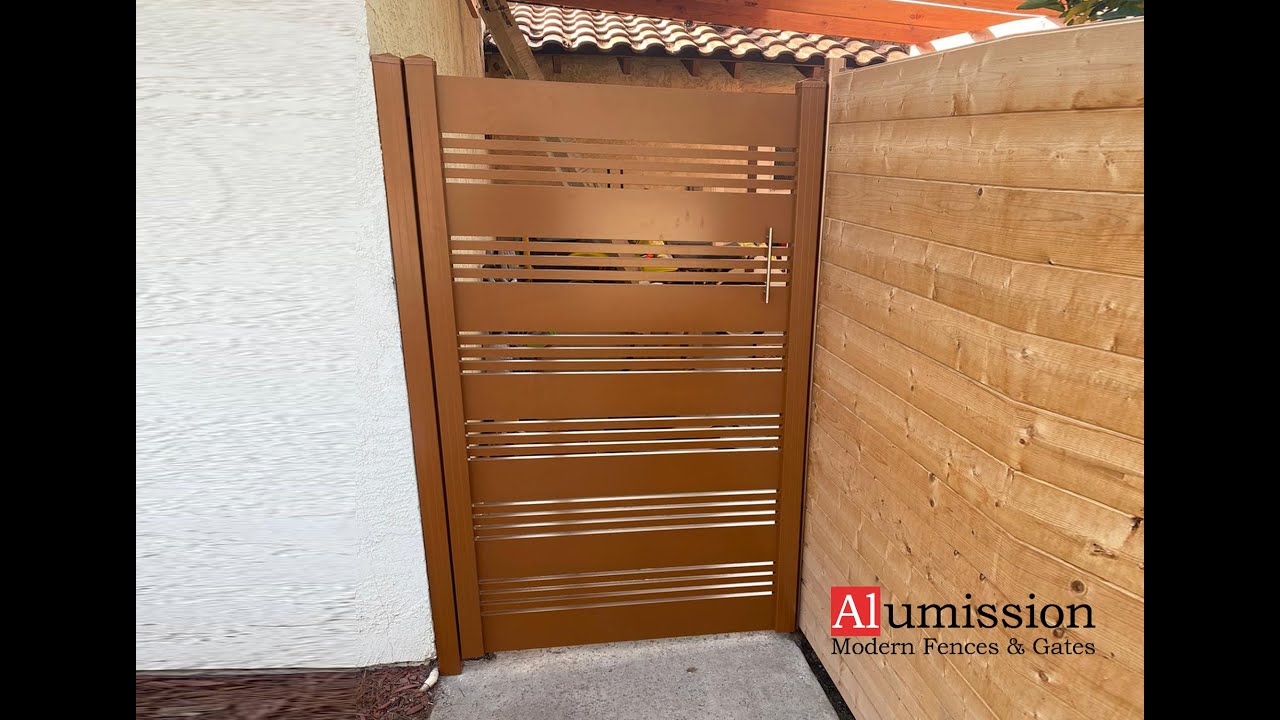 Modern Pedestrian Gate Installation