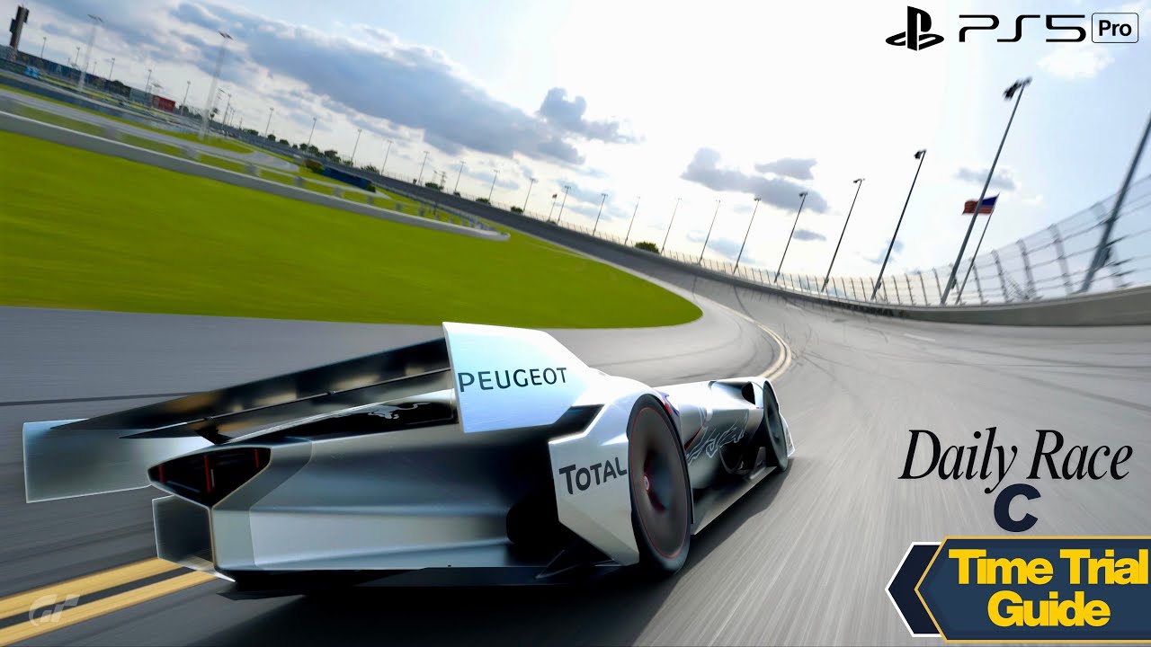 GT7 Time Trial Guide | Daytona Road Course | Daily Race C | L750R Hybrid VGT 2017 | #gt7