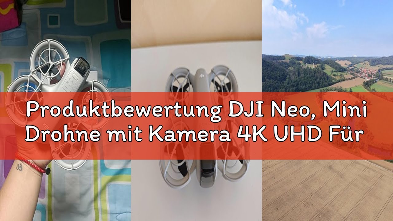 Produktbewertung DJI Neo, Mini Drohne mit Kamera 4K UHD Für Erwachsene, 135g, Selbstfliegende Drohne