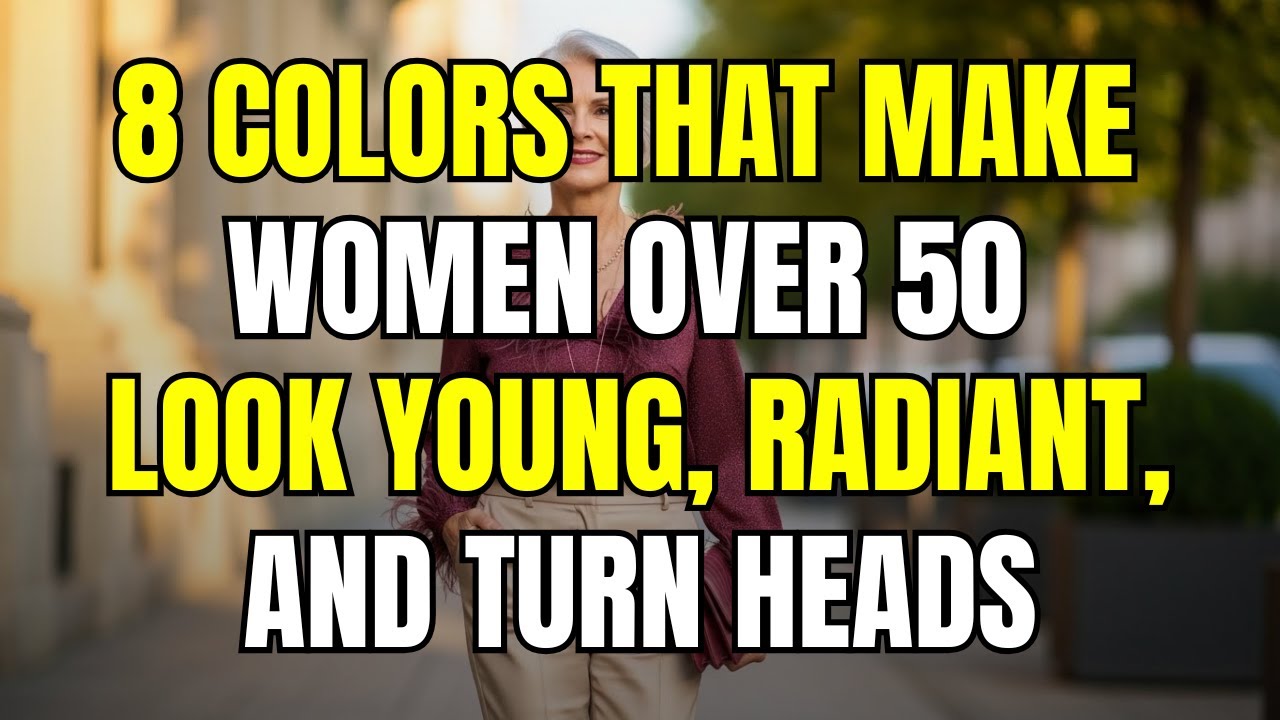 8 Colors That Make Women Over 50 60 Look Young, Radiant And Turn Heads!