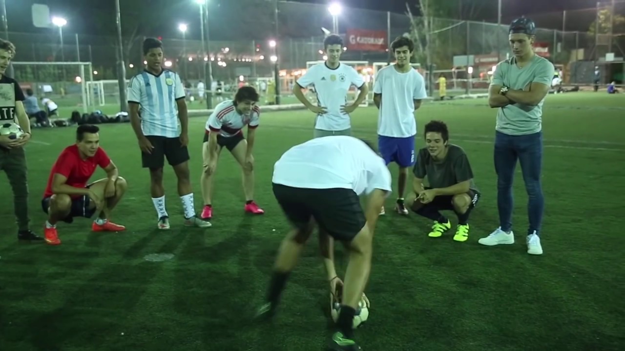 jorge blanco y ruggero desafio once vs soy luna football