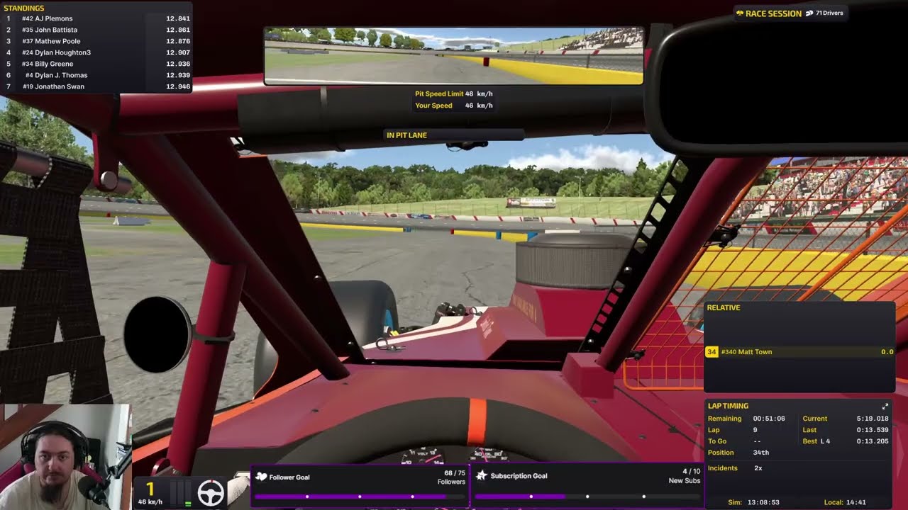 iRacing Nascar whelen modified series stream 18 February 2026