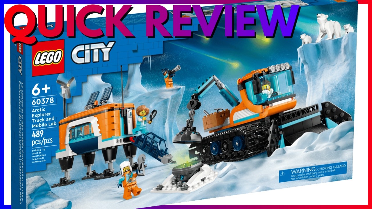 Lego 60378 Arctic Explorer Truck and Mobile Lab Quick Review