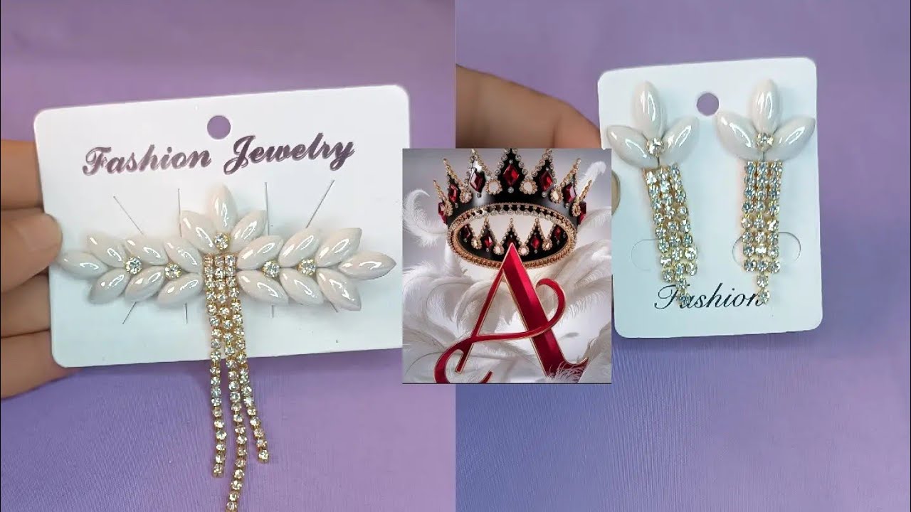 طريقه عمل اكسسوارات شعر تحفه فى 5دقايق!✨DIY