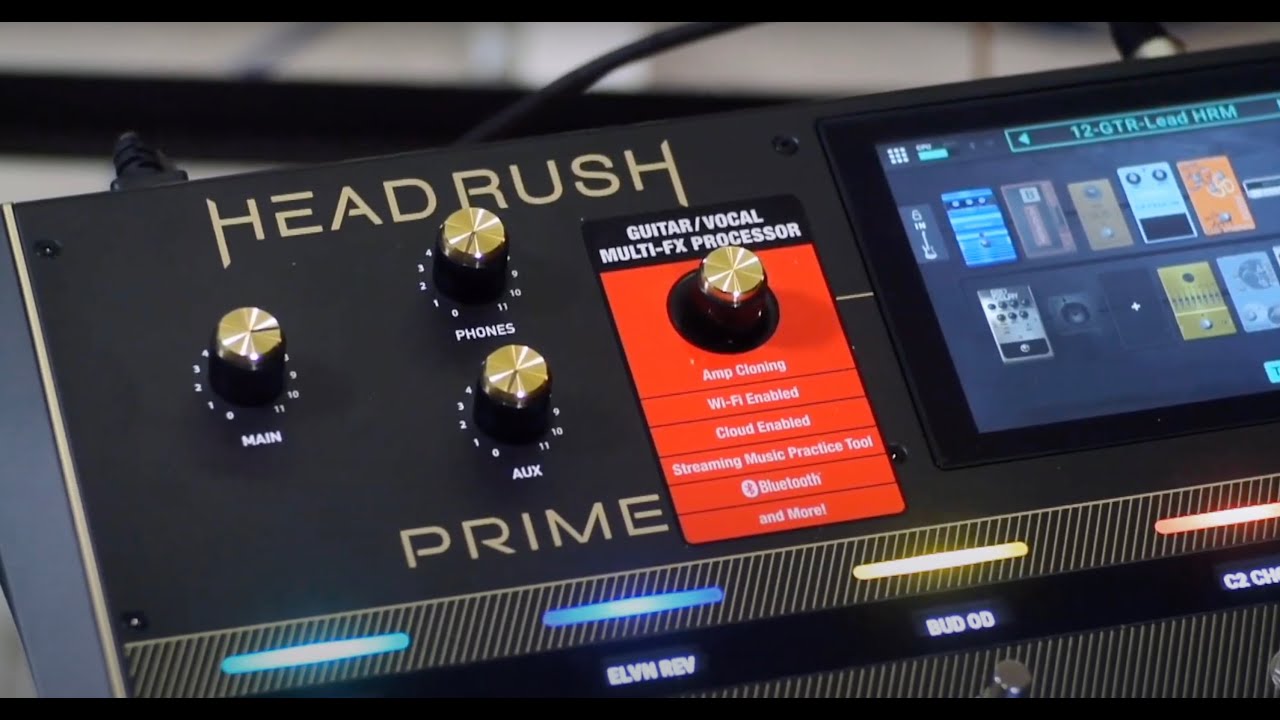 HEADRUSH Prime | In prova suoni, modeler e profiler