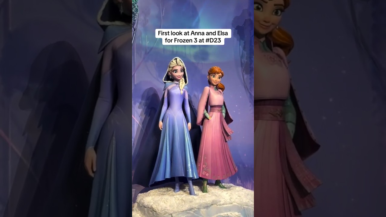 Frozen 3 Display at D23, 2026