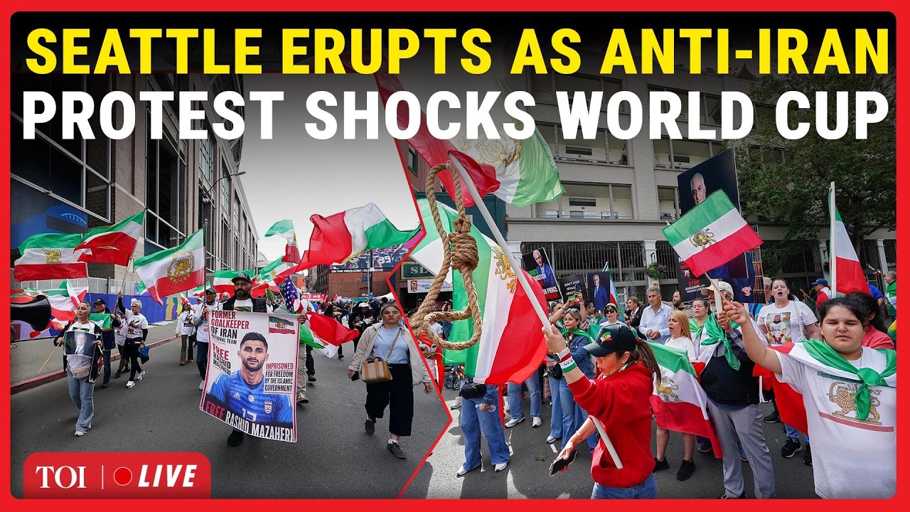 LIVE: FIFA World Cup 2026 Hit By Iran Regime Protest In Seattle Before Egypt Clash