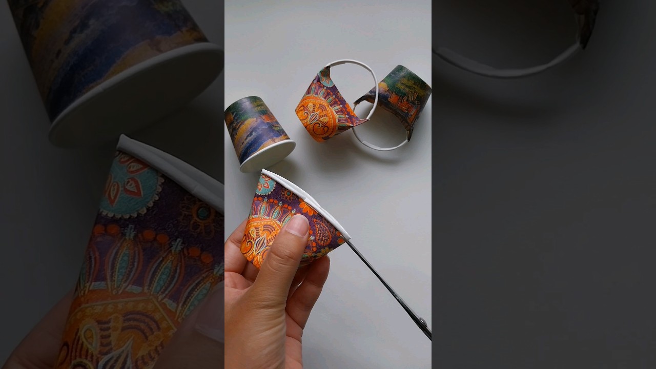 Paper Cup Gift Bag  #shorts #papercup #diy #gift