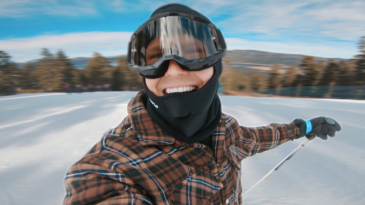 I went SKIING for the First Time EVER!