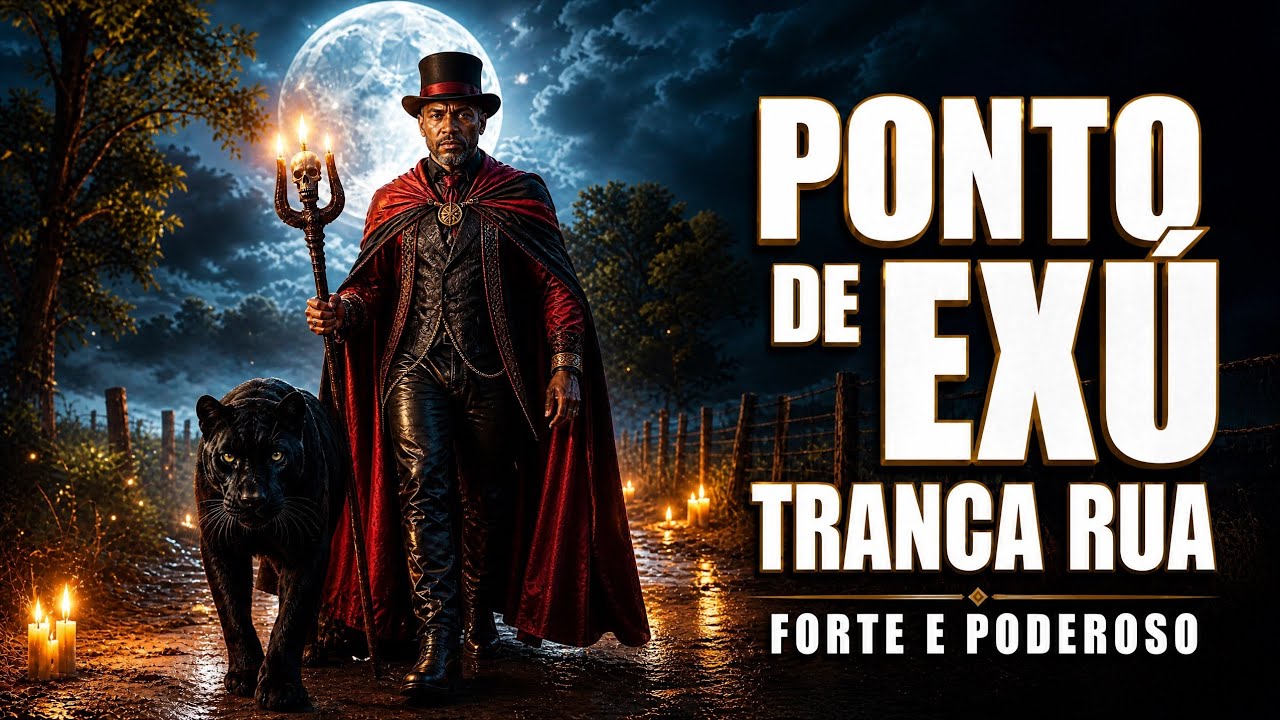 Ponto Exu Tranca Rua 🔴  Seu Tranca Rua Da uma volta L&aacute; Fora  #exu #trancaruas #pontodeexu