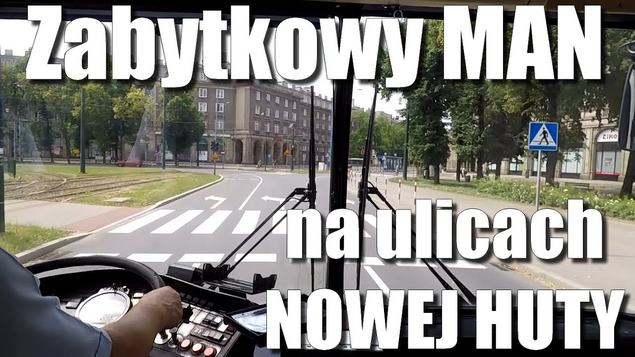 🛠 Linia [A] Cab view MAN SG 242 MPK Kraków. Krakowska Linia Muzealna