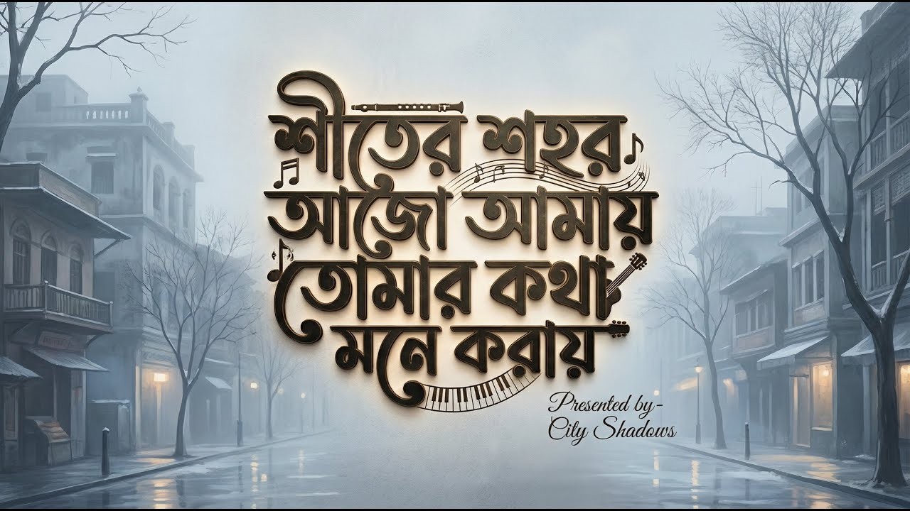 শীতের শহর ডাকছে আমায় ||  Shiter Shohor Dakche Amay || New Bangla Song 2026 || City Shadows