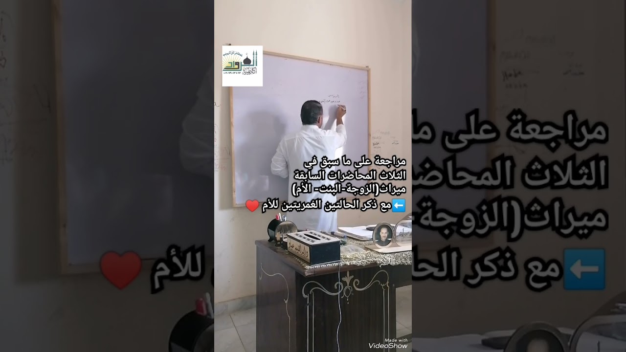 مراجعة على ما سبق في الثلاث محاضرات السابقة على حقوق النساء في المواريث
