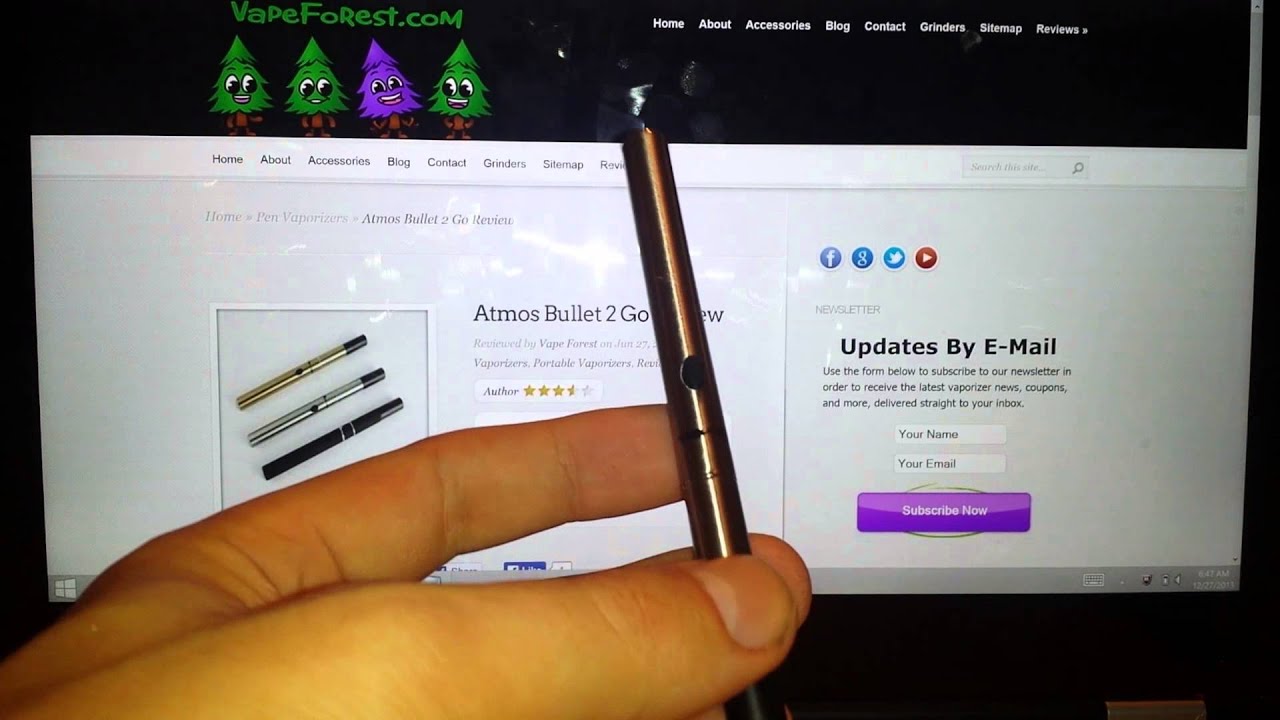 Atmos Bullet To Go (Pen Vaporizer) Review