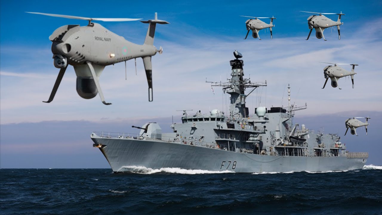 Royal Navy Ship To Deploy New CAMCOPTER S-100 Surveillance Drone For Its Maritime Capability